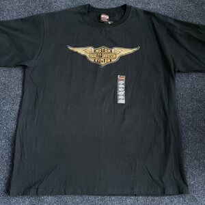 Harley Davidson Shirt Mens 3XL Black Big Twin Aruba Motorcycle Tee T-Shirt